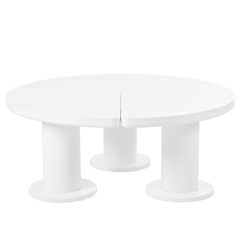 Merax Minimalist Painting Coffee Table