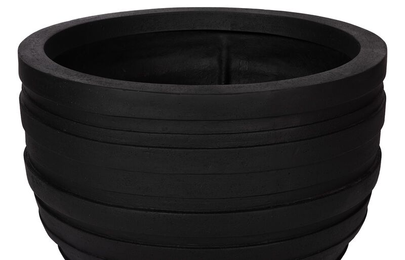 June Small Planter in Black