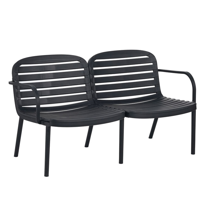 Merax Outdoor Patio PP Loveseat