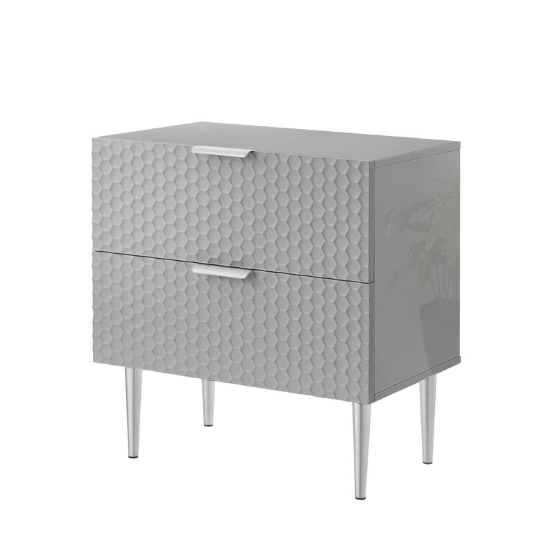 Inspired Home Karisma  Side Table, Nightstand