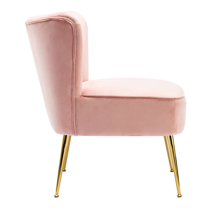 WestinTrends 22" Wide Tufted Velvet Accent Chair