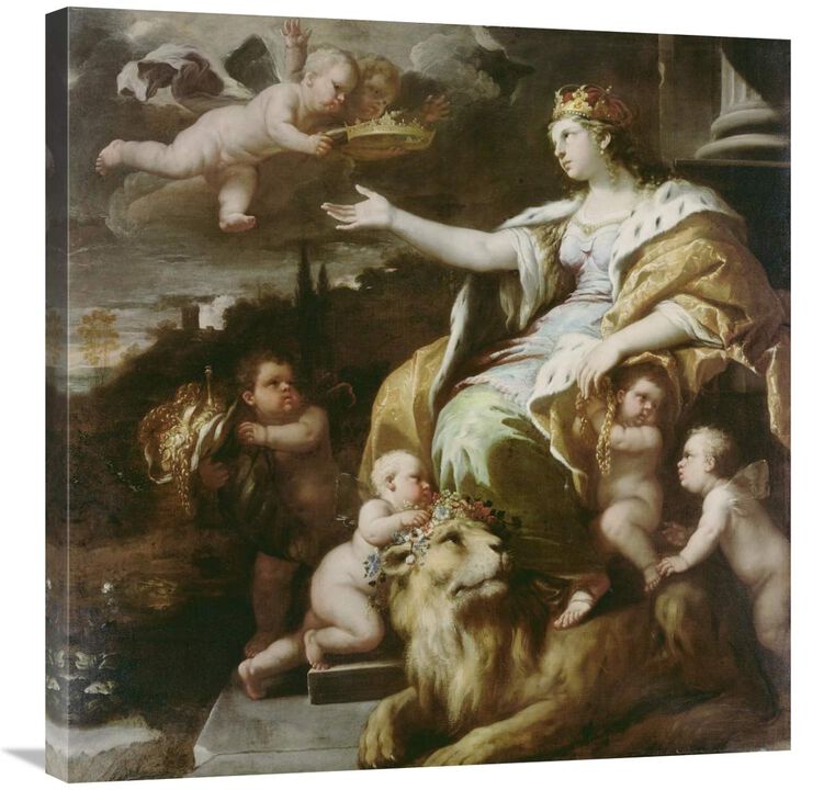 Allegory of Magnanimity-Canvas Art-30x30
