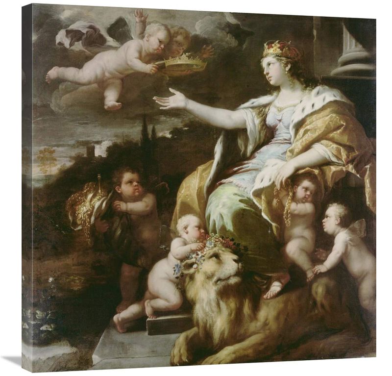 Allegory of Magnanimity-Canvas Art-30x30