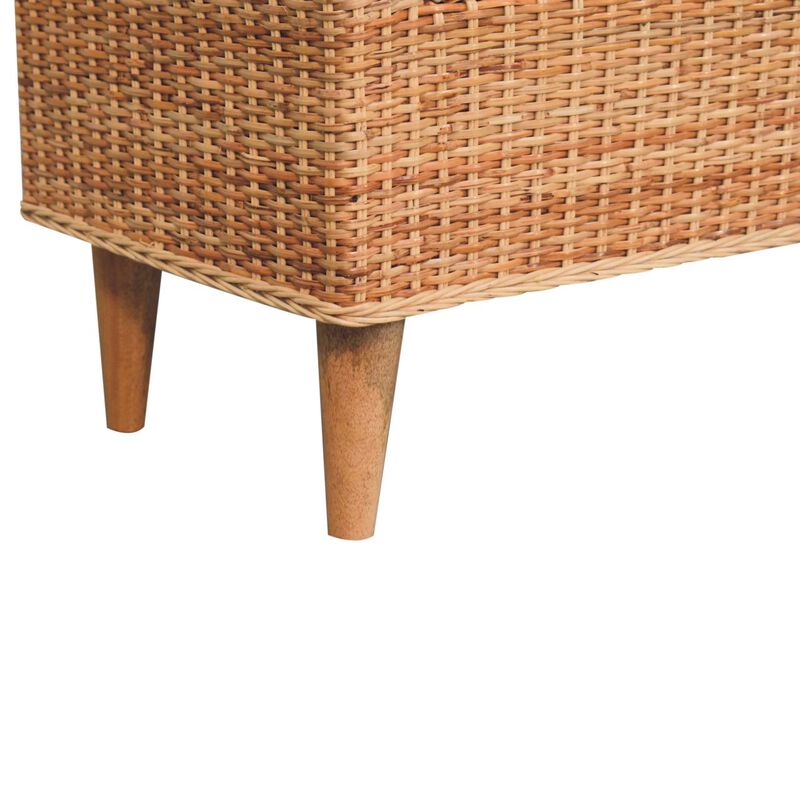 Artisan Furniture Solid Wood Riviera Woven Bench