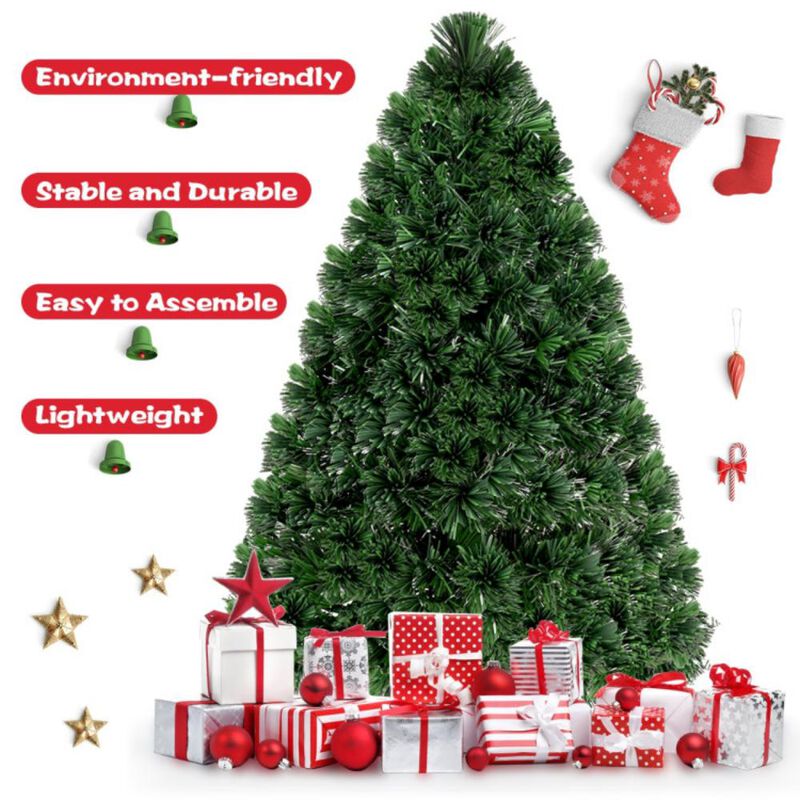 Fiber Optic Artificial PVC Christmas Tree