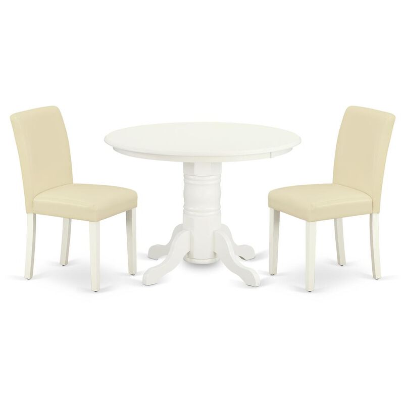 Dining Room Set Linen White