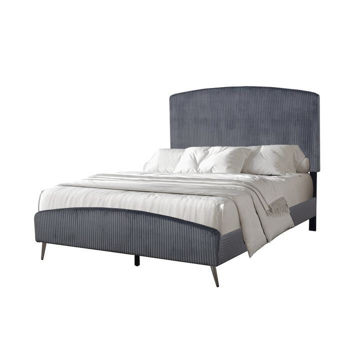 New Classic Furniture Kailani Wood Queen Bed, Gray
