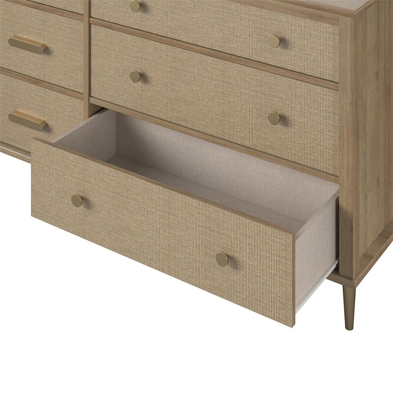 Shiloh Wide 6 Drawer Convertible Dresser & Changing Table