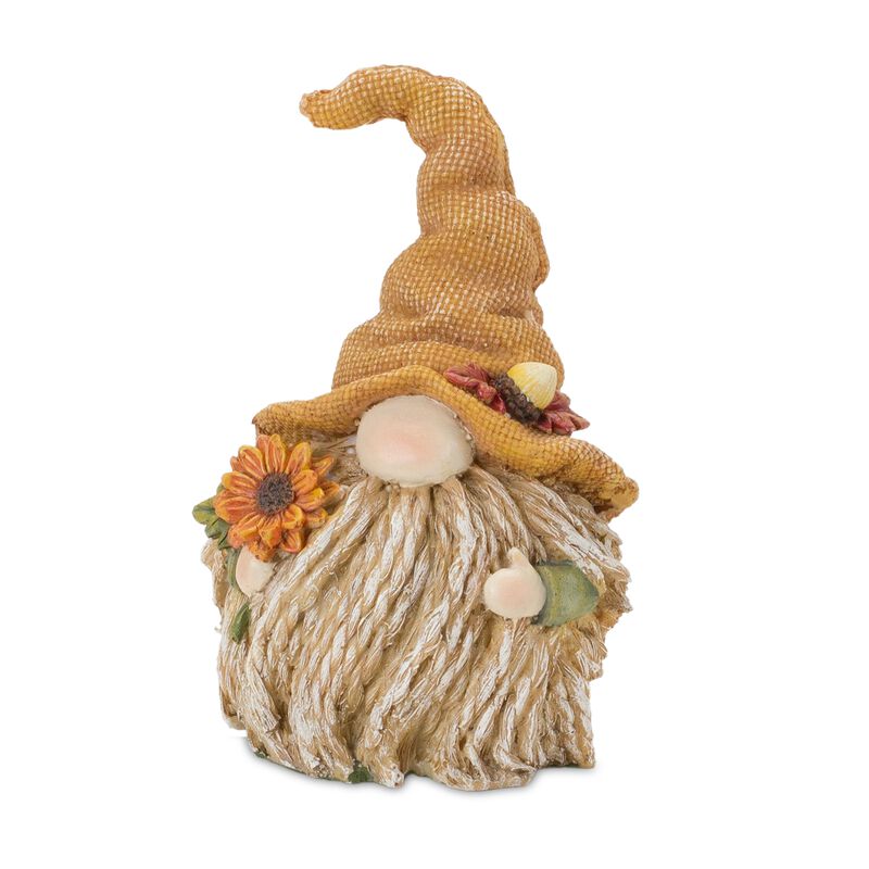 Set of 6 Resin Fall Gnomes for Seasonal Home Decorations