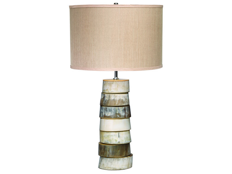 Stacked Horn Table Lamp