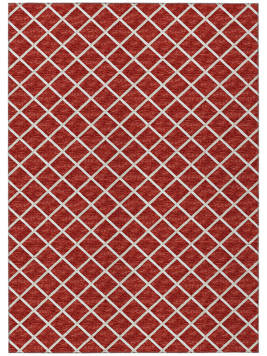 York YO1 Red 3' x 5' Rug