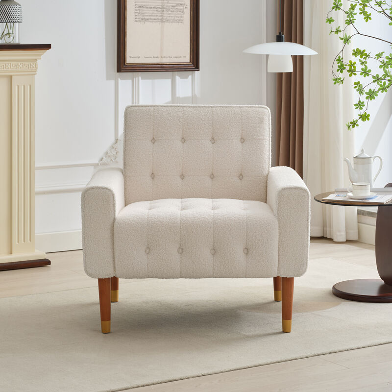 Merax Classic Biscuit-Style Accent Chair