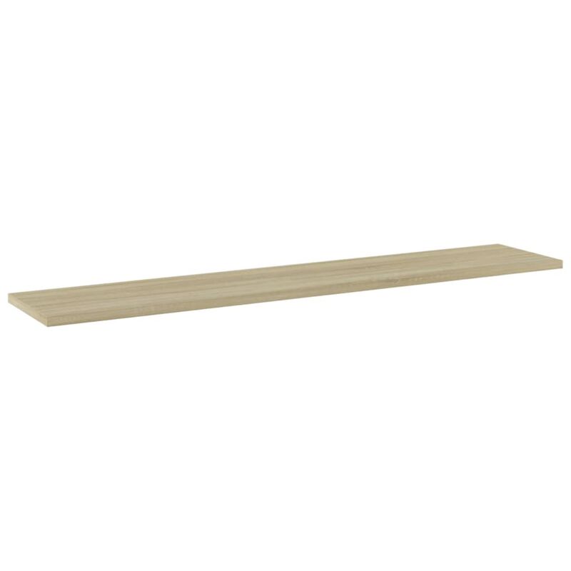 vidaXL Bookshelf Boards 4 pcs Sonoma Oak 39.4"x7.9"x0.6" Chipboard