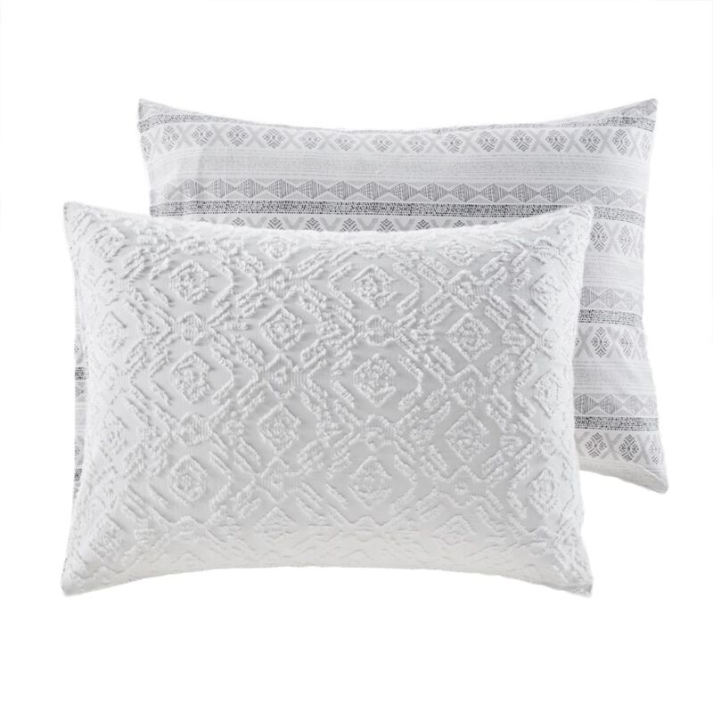 Gracie Mills Betsy Farmhouse Aztec Print Reversible Cotton Comforter Set