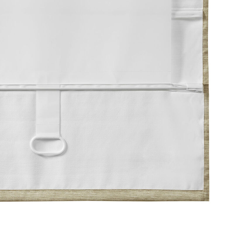 Gracie Mills Azenor Cordless Roman Faux Silk Shade with Room Darkening - 39x64"