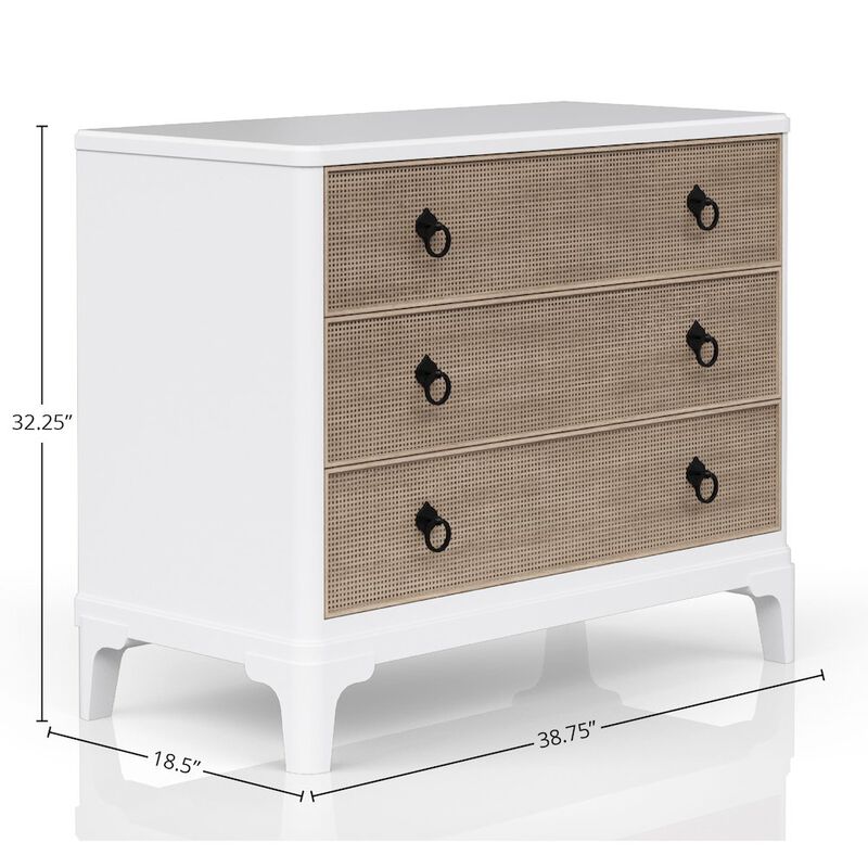 Bernards Wilmington Hall Chest-White
