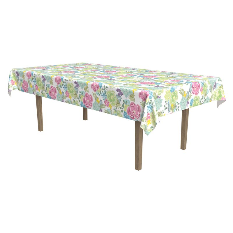 16" Vibrant Unique Succulents Designed Tablecover