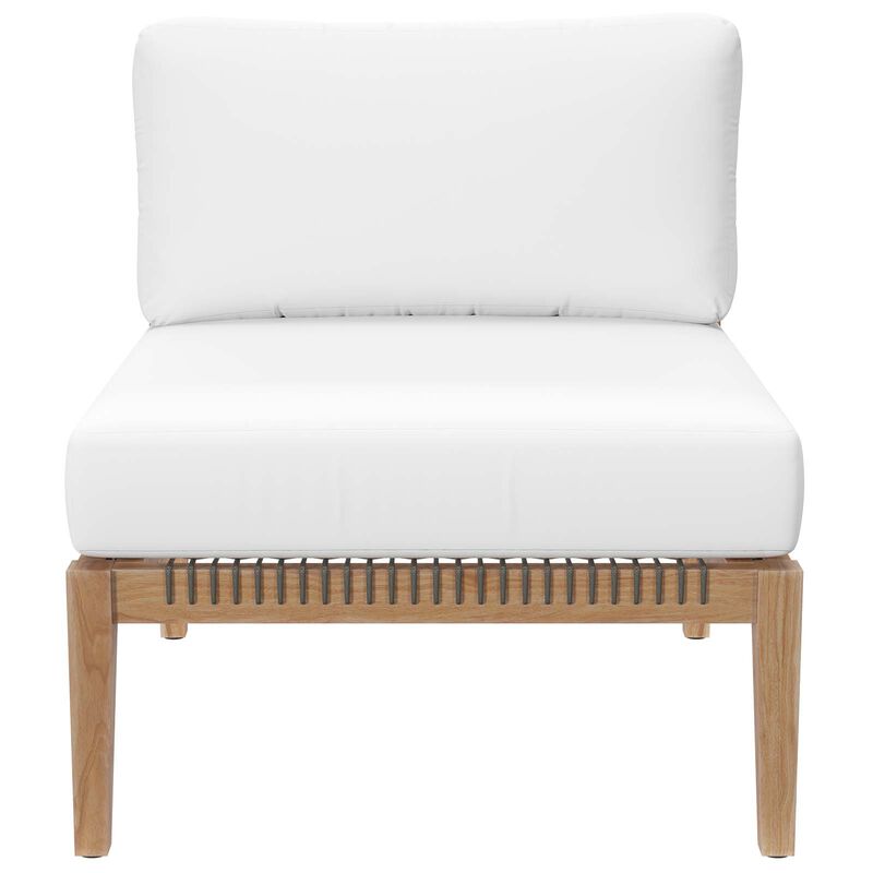 Modway - Clearwater Outdoor Patio Teak Wood Sofa