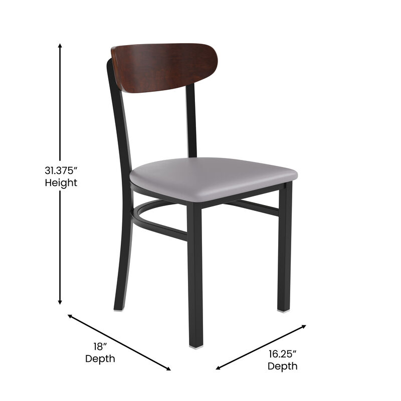 Metal/Wood Restaurant Chairs