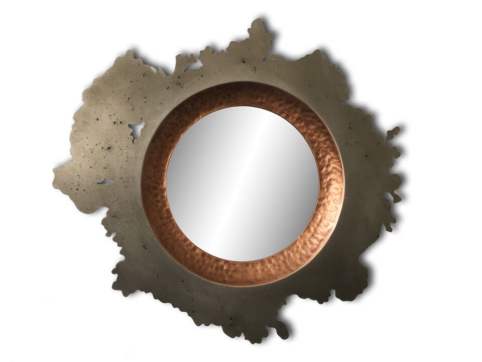decorative metal mirror