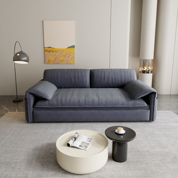 Merax Velvet Loveseat Sleeper Sofa for Living Room