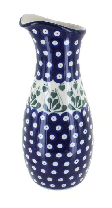 Blue Rose Polish Pottery Harvest Bounty Water Carafe