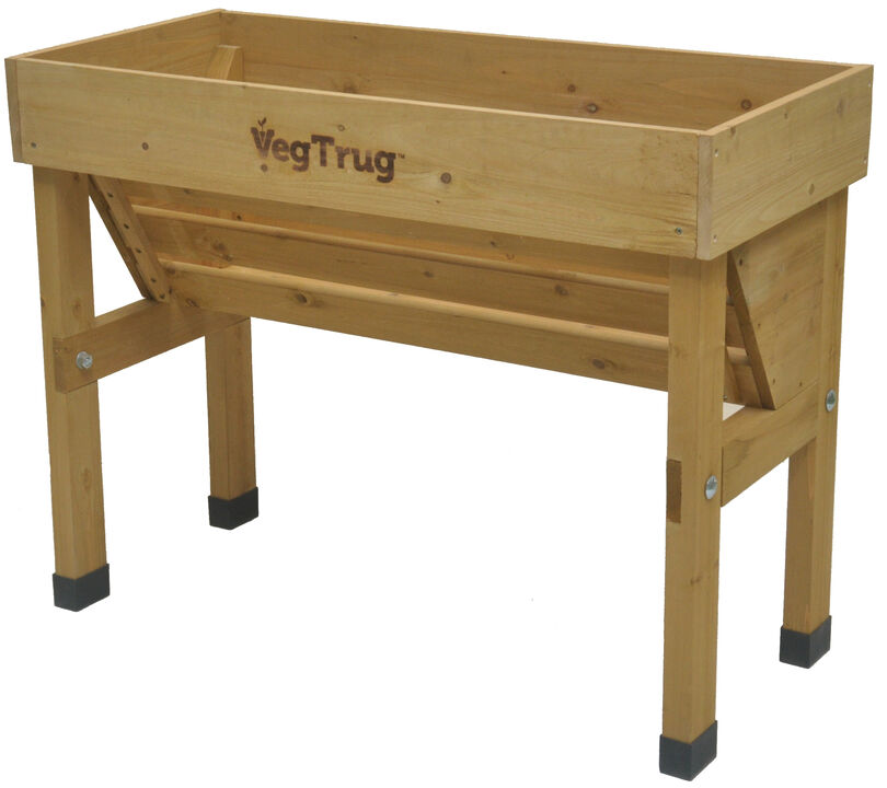 Small Wall Hugger Raised Planter VegTrug  - Natural (FSC 100%)