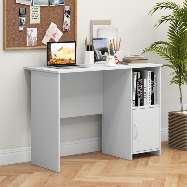 Hivvago Modern Computer Desk with Cabinet