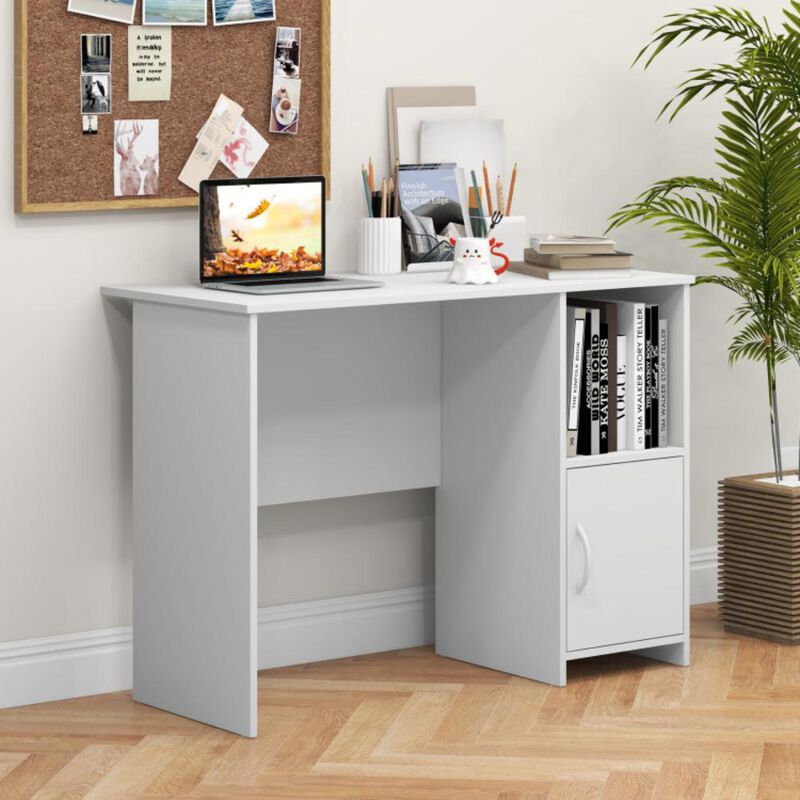 Hivvago Modern Computer Desk with Cabinet