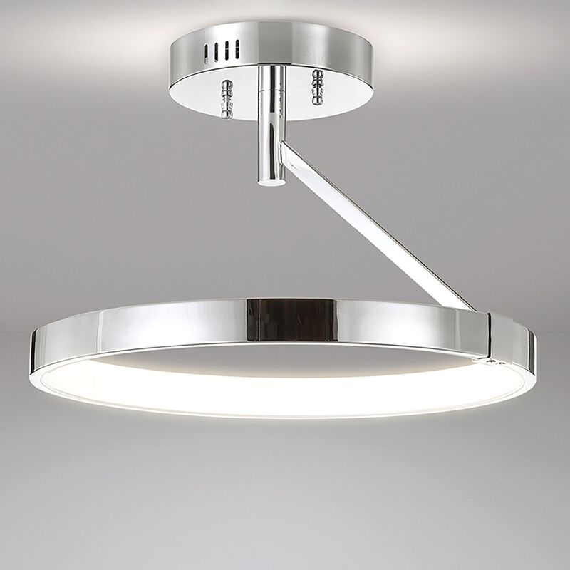 Owen Dimmable Integrated LED Metal Semi-Flush Mount