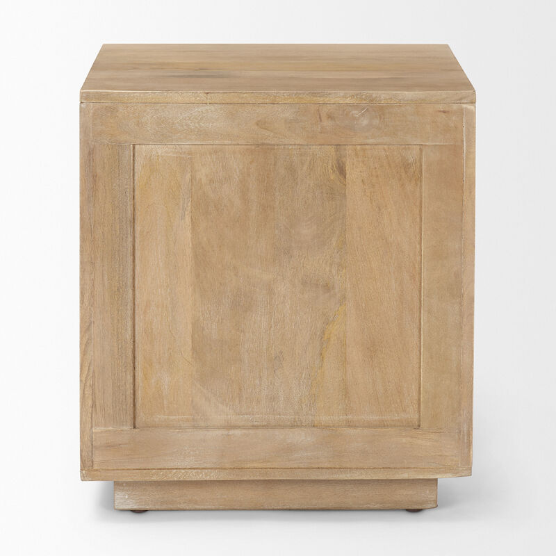 Grier Light Brown Accent Table