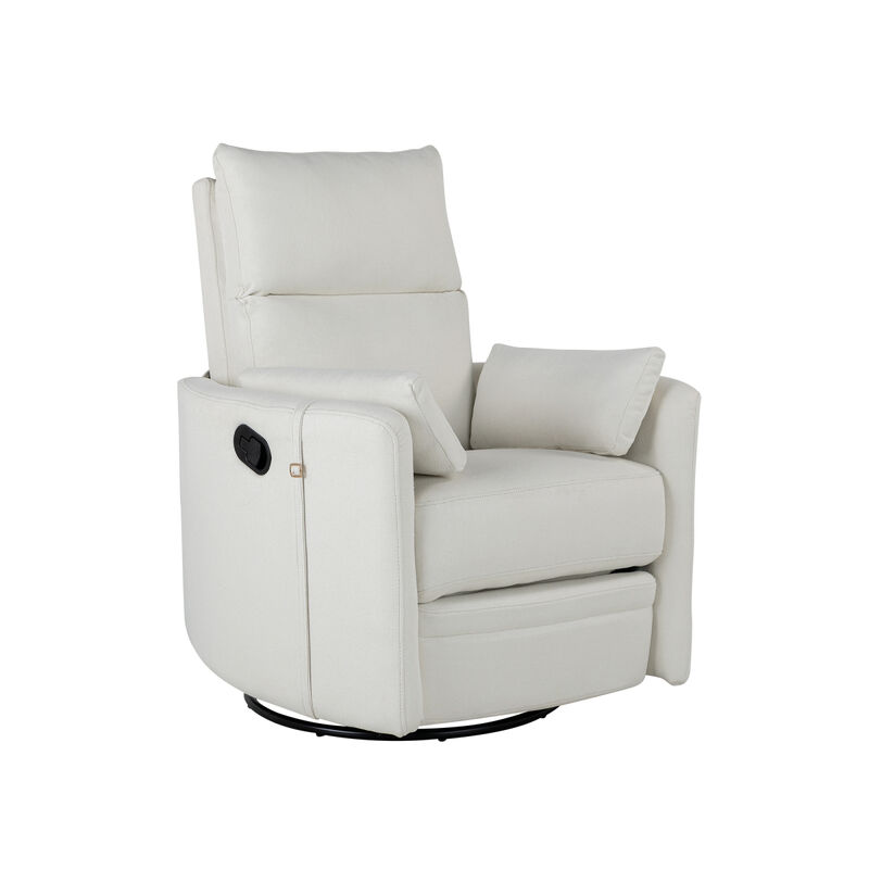 360 Swivel Recliner with Removable Pillows for Living Room