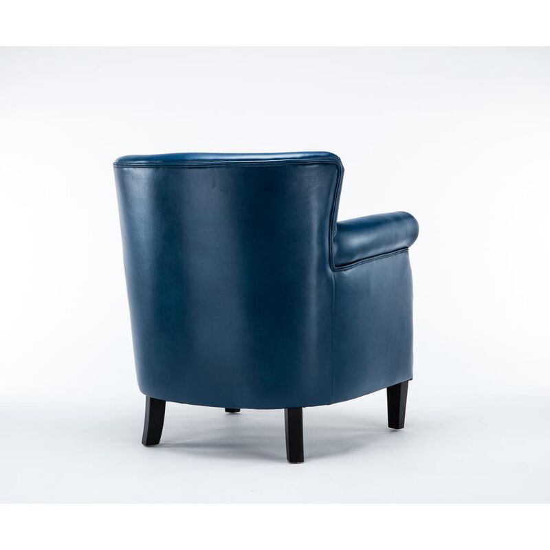 Comfort Pointe Holly Navy Blue Club Chair