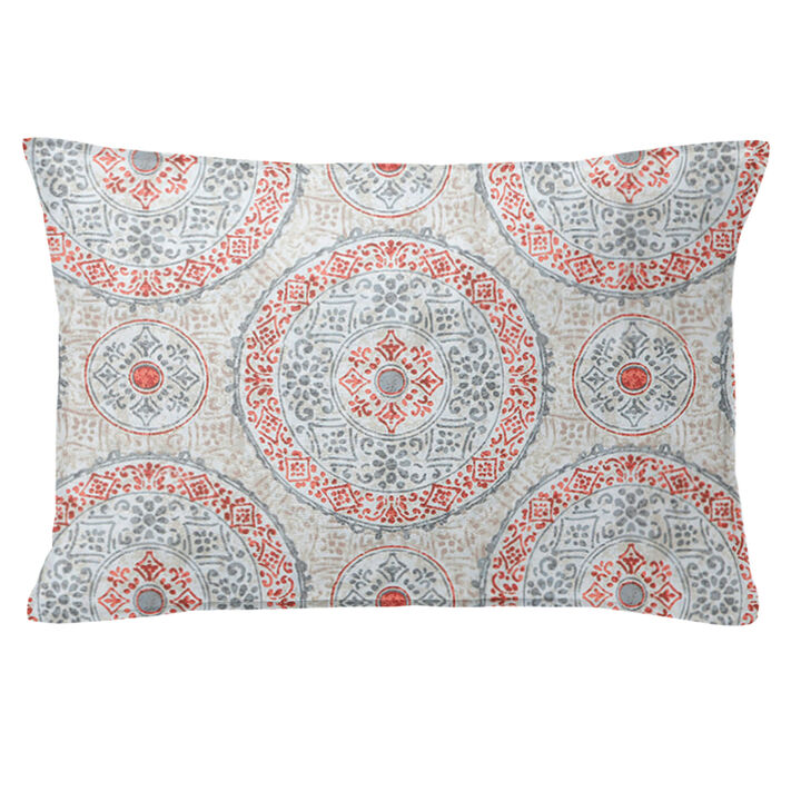 6ix Tailors Fine Linens Zayla Coral Decorative Throw Pillows