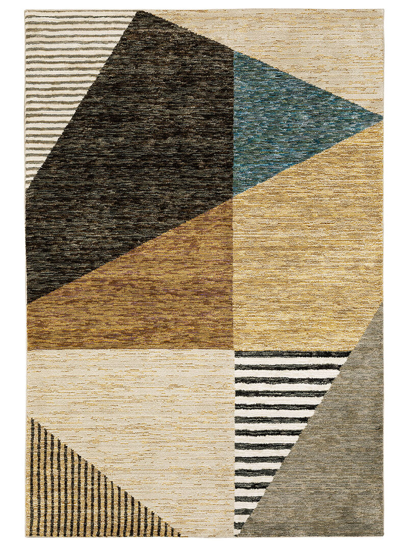 Strada 8'6" x 11'7" Gold Rug