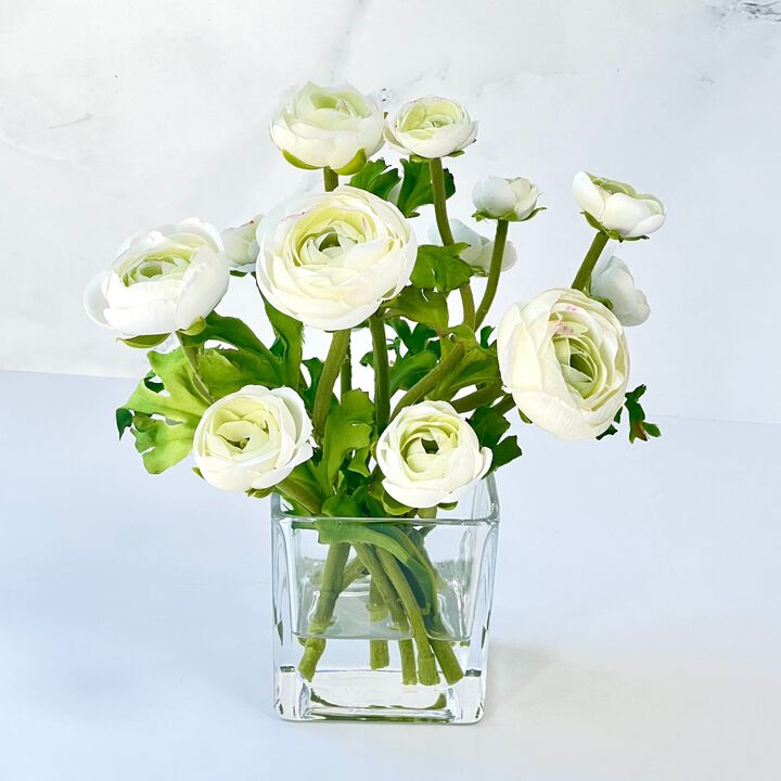Ranunculus Flowers in Vase