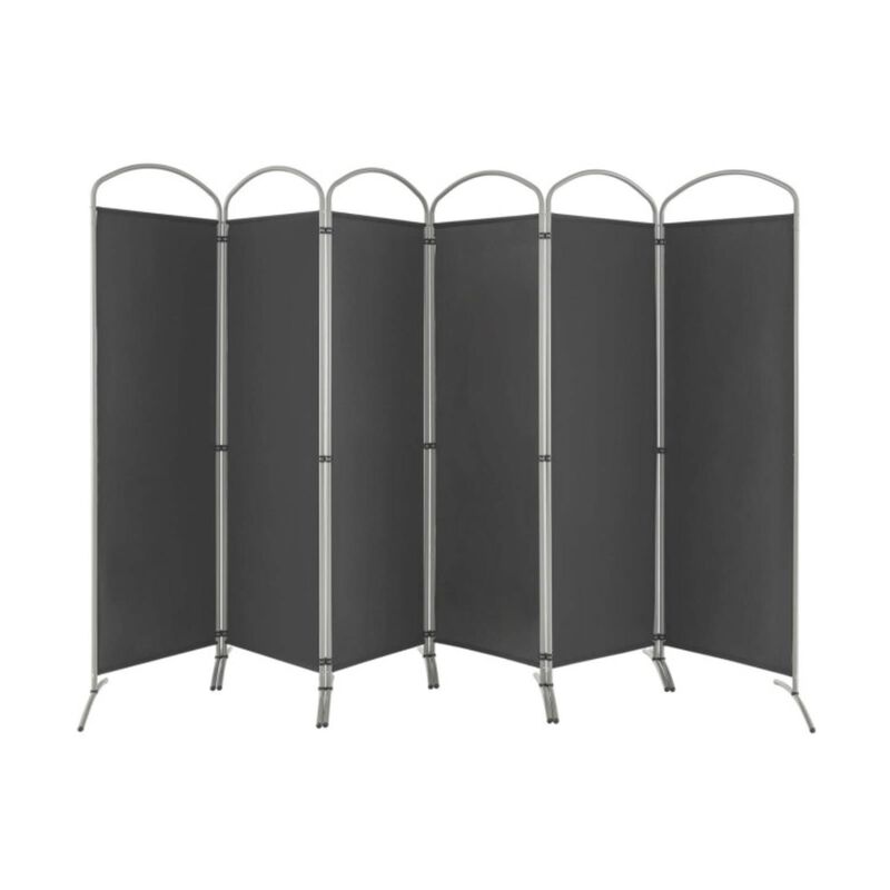 Hivvago 6.2Ft Folding 6-Panel Room Divider for Home Office Living Room