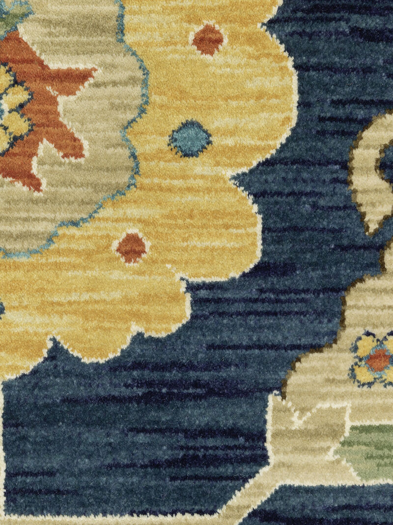 Francesca 3'3" x 5' Blue Rug