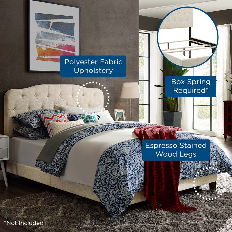 Modway - Amelia Queen Upholstered Fabric Bed