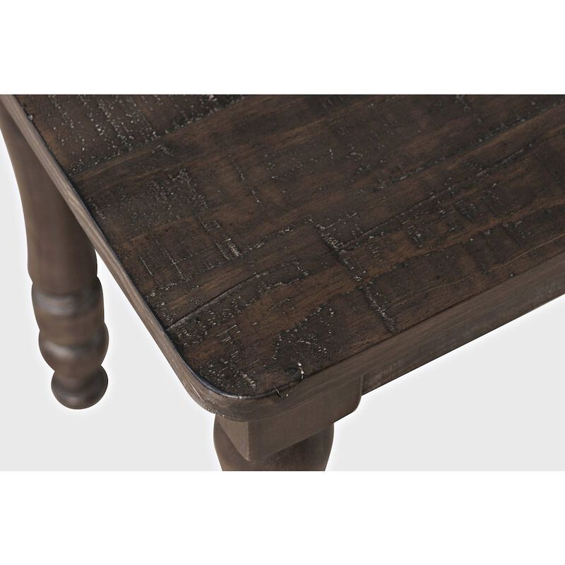 Jofran Madison County Rustic Reclaimed Solid Wood Farmhouse 54 Dining Bench
