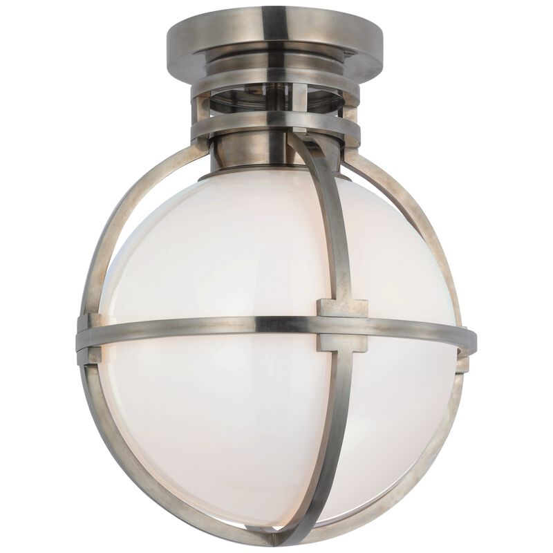 Gracie 10" Captured Globe Flush Mount