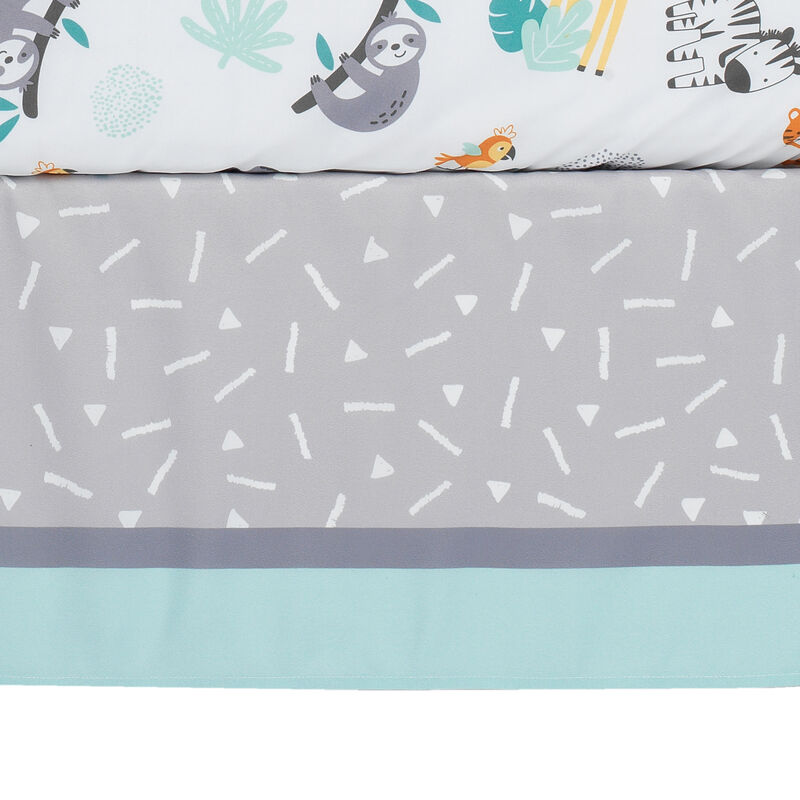 Bedtime Originals Mighty Jungle Animals 3-Piece Baby Nursery Crib Bedding Set