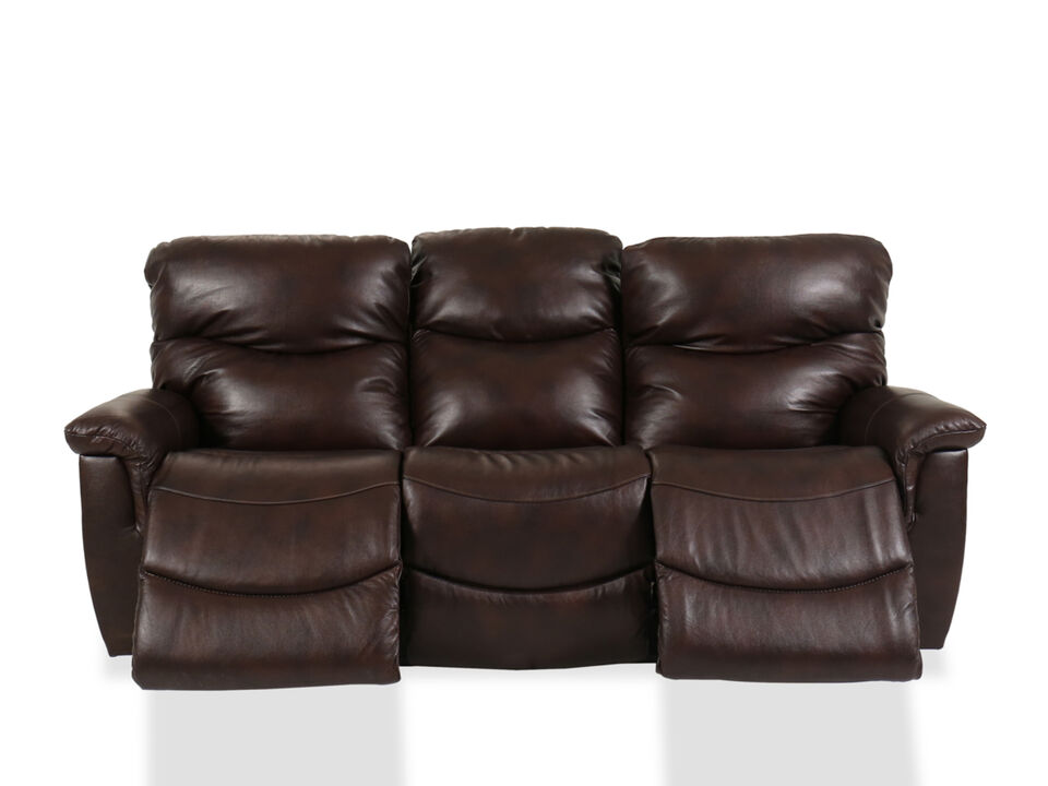 La-z-boy leather sofa in brown