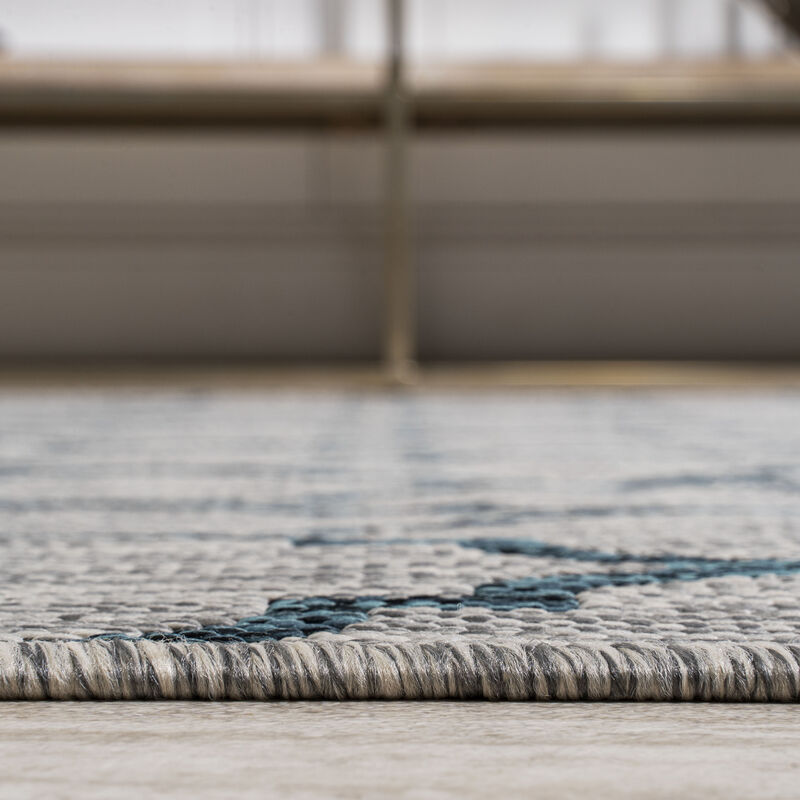 Arabesque Ogee Trellis Indoor/Outdoor Area Rug