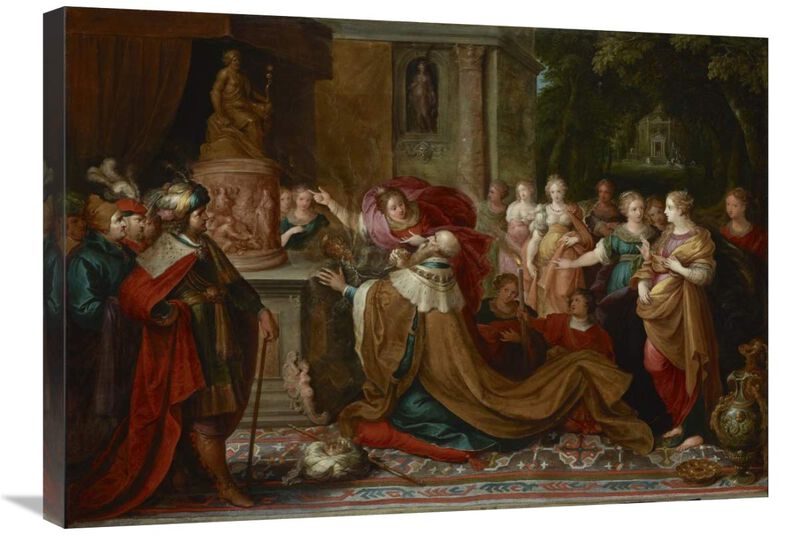 The Idolatry of Solomon-Canvas Art-30x21.3