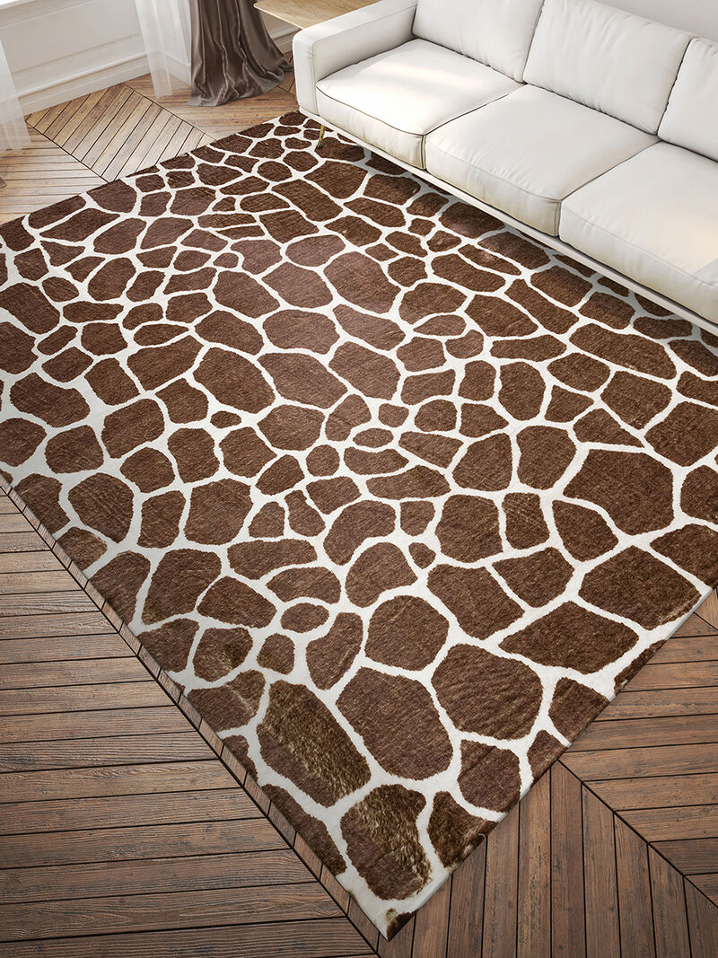 Akina AK4 Chocolate 3' x 5' Rug