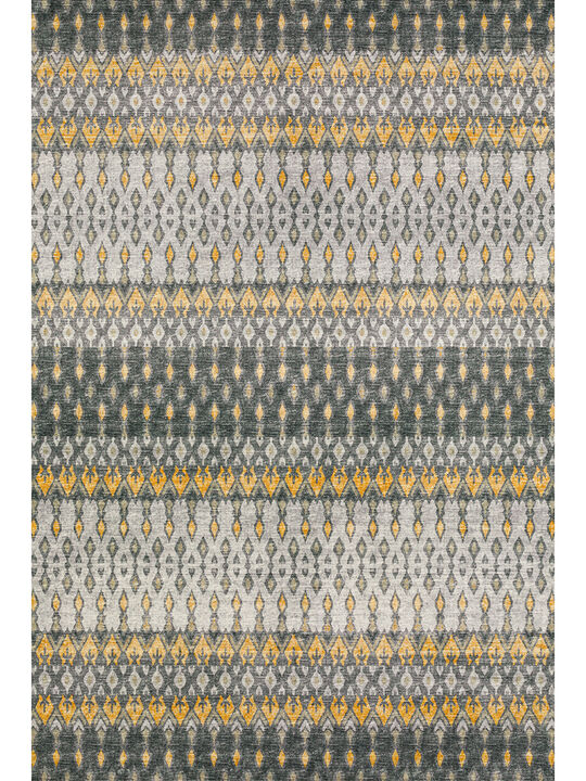 Brisbane BR1 Pewter 5' x 7'6" Rug