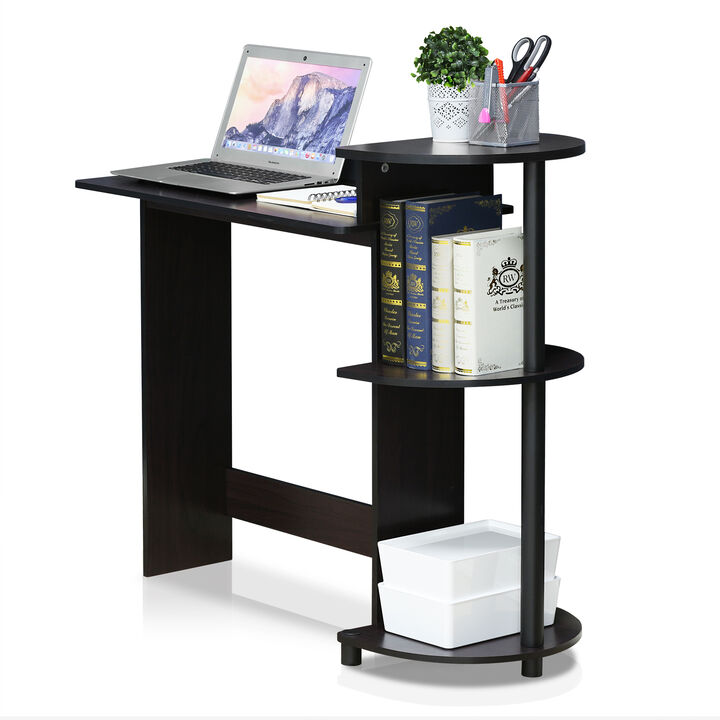Furinno Furinno 11181DWN Compact Computer Desk, Dark Walnut