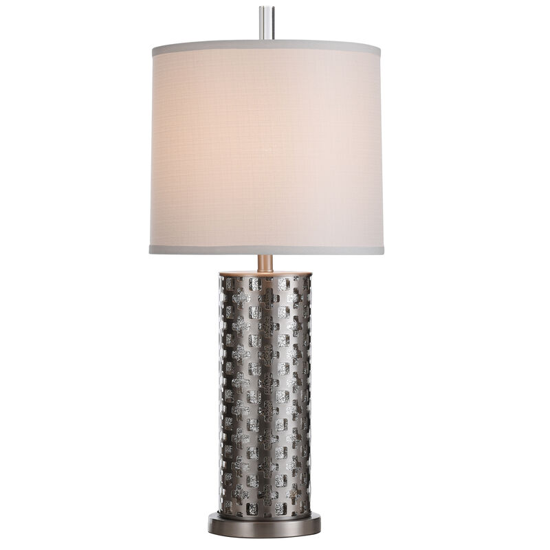 Brushed Steel Lamp (Set of 2)