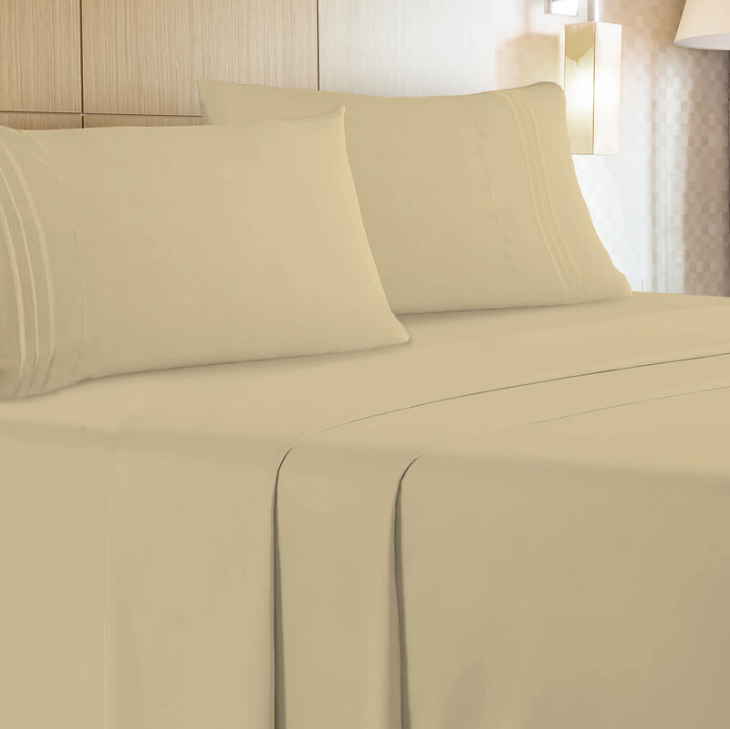 1800 Series Double Brushed Cooling Microfiber Sheet Set
